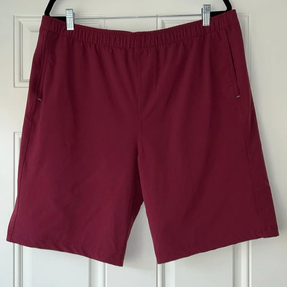 MYLES SIZE XXl men’s shorts Everyday Short‎ burgundy